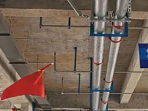屏南管廊支架的安装方法